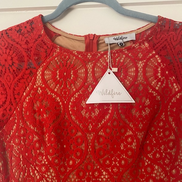 WILDFIRE short sleeve high low dress - Picture 2 of 3